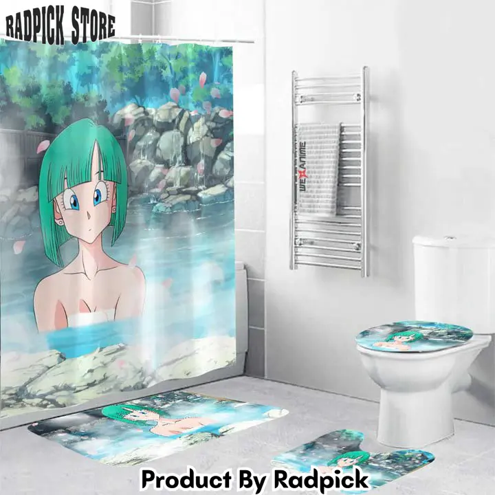 Dragon ball girls hot spring bulma combo bathroom set   rp0200664